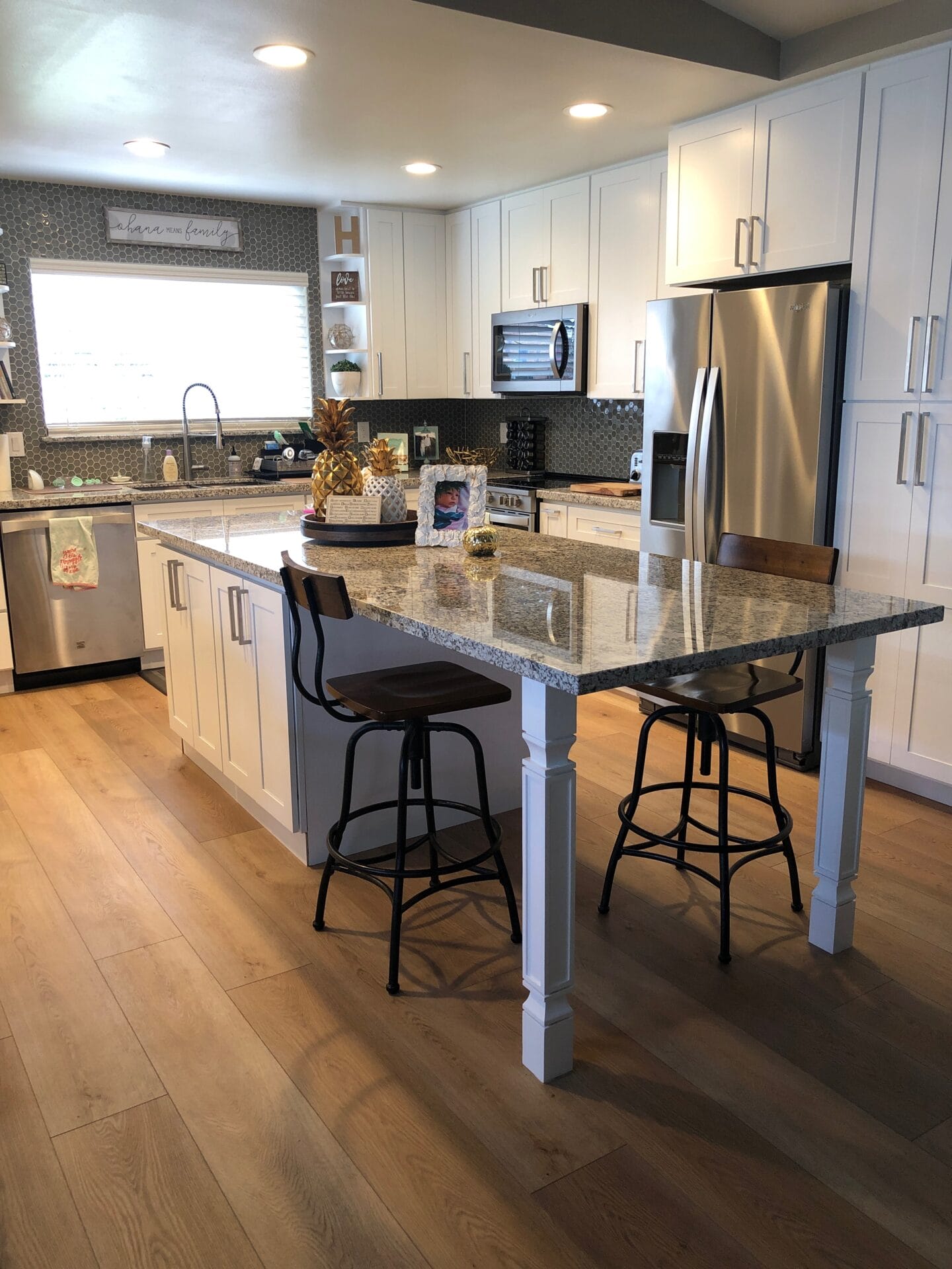 Laminate Flooring in a Kitchen