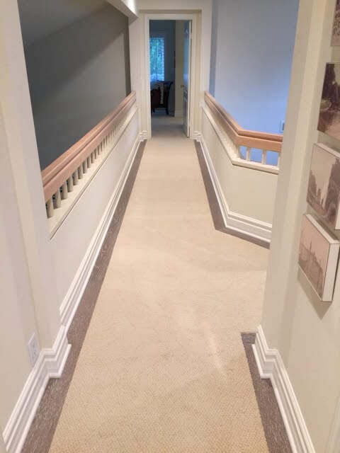 Hallway With Carpet Flooring